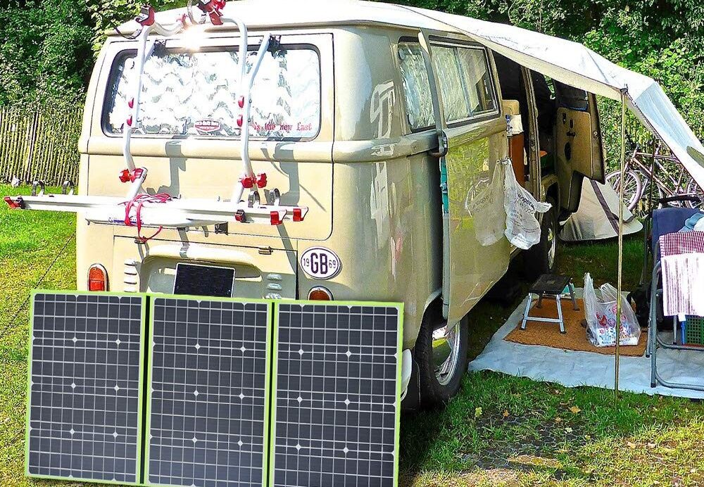 autocaravana con placa solar