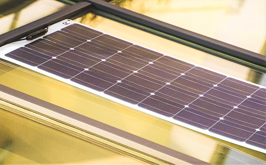placas solares en el techo