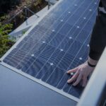 placas solar en el campo